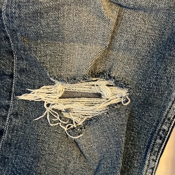 RE/DONE 70s Ultra High Rise stove pipe jeans vintage destroyed - Picture 6 of 13